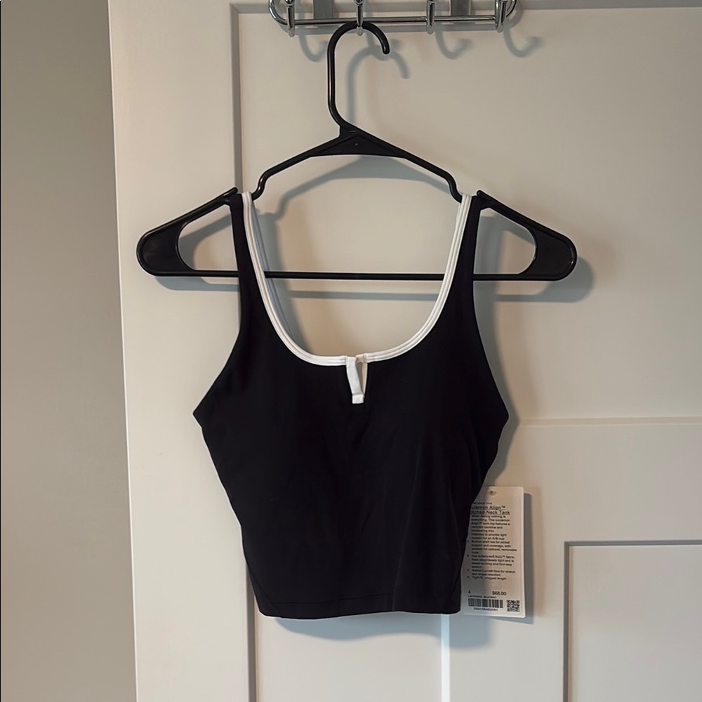 Brand new lululemon black align notched tank